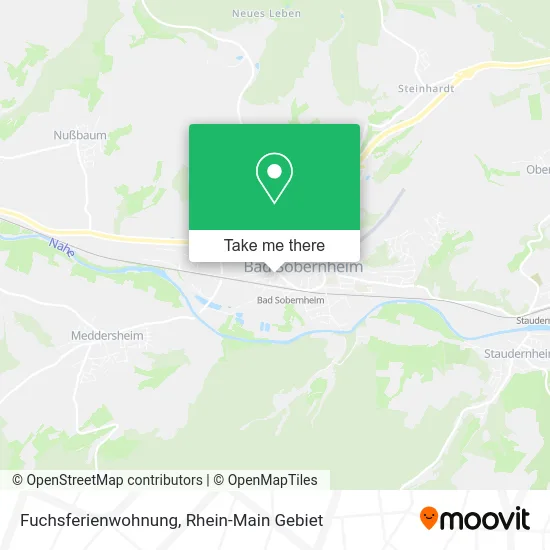 Карта Fuchsferienwohnung