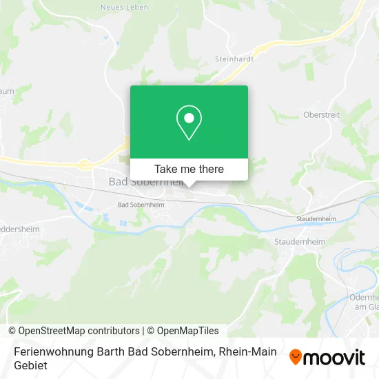 Карта Ferienwohnung Barth Bad Sobernheim