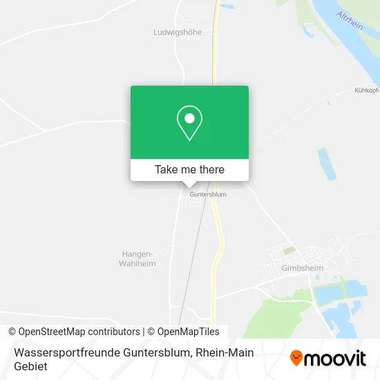 Карта Wassersportfreunde Guntersblum