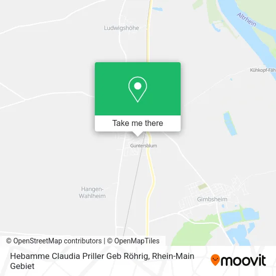 Карта Hebamme Claudia Priller Geb Röhrig