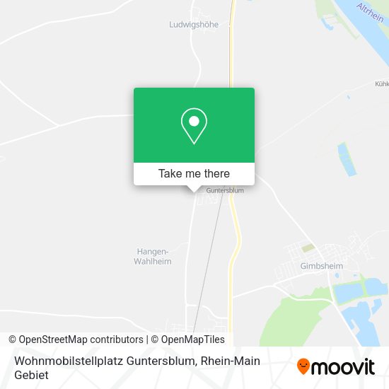Карта Wohnmobilstellplatz Guntersblum