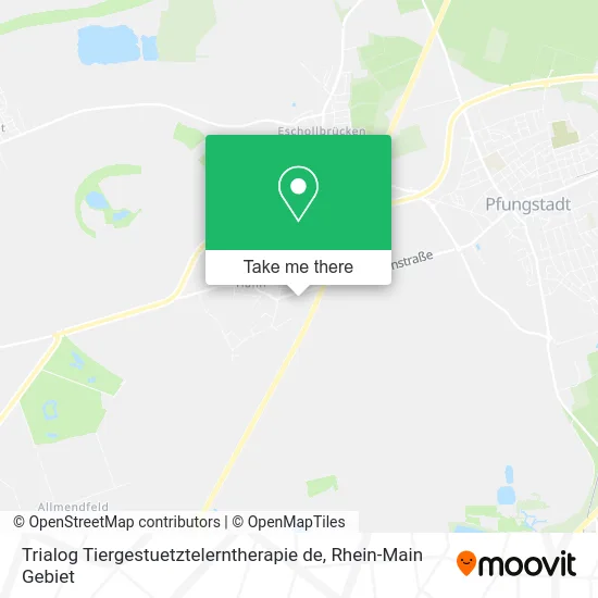 Карта Trialog Tiergestuetztelerntherapie de