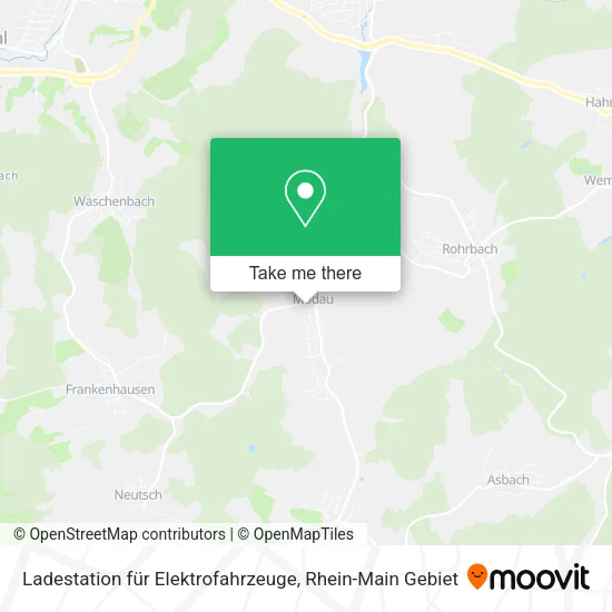 Карта Ladestation für Elektrofahrzeuge