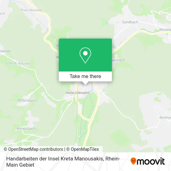 Карта Handarbeiten der Insel Kreta Manousakis