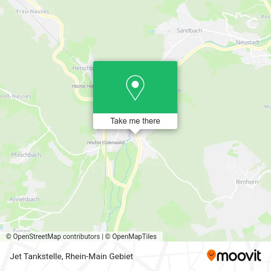 Карта Jet Tankstelle