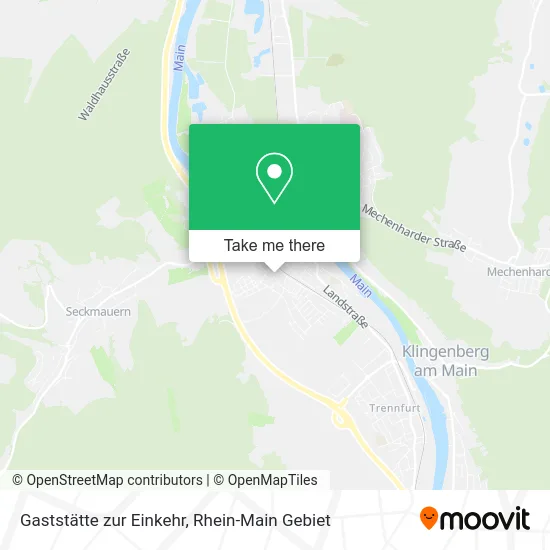 Карта Gaststätte zur Einkehr