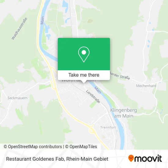 Карта Restaurant Goldenes Fab