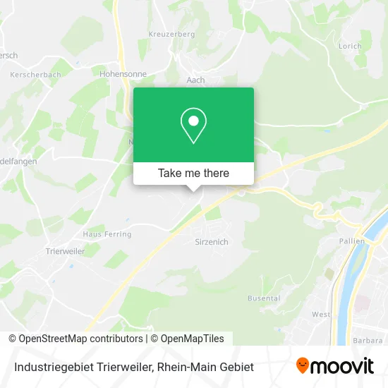 Карта Industriegebiet Trierweiler