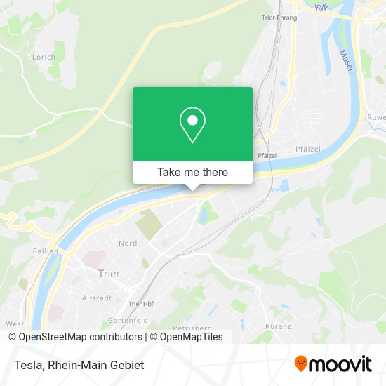 Карта Tesla