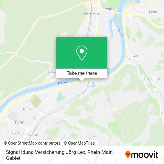 Карта Signal Iduna Versicherung Jörg Lex