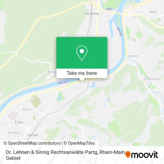 Карта Dr. Lehnen & Sinnig Rechtsanwälte Partg