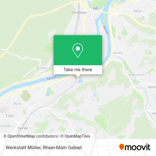Карта Werkstatt Müller