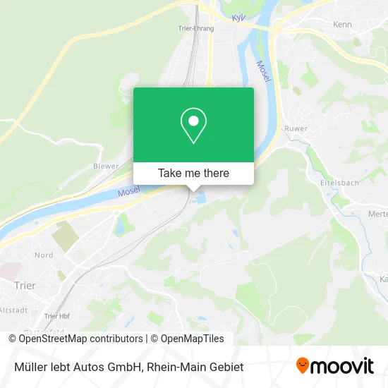 Карта Müller lebt Autos GmbH