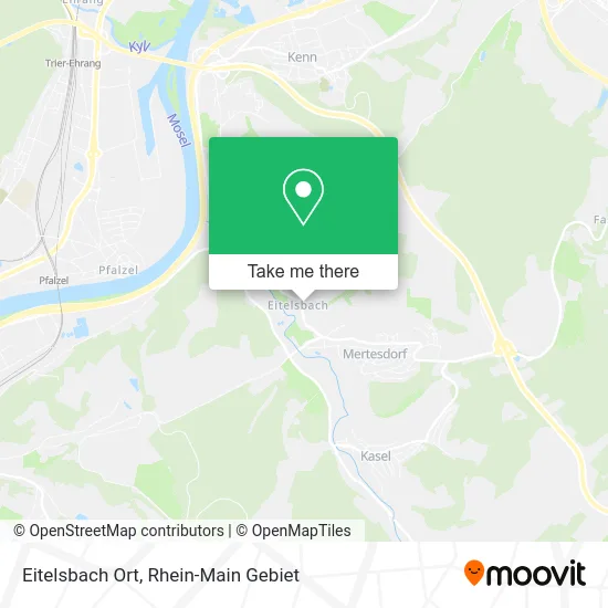 Карта Eitelsbach Ort
