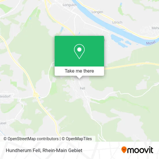Карта Hundherum Fell