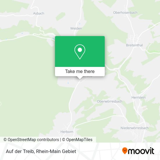 Карта Auf der Treib