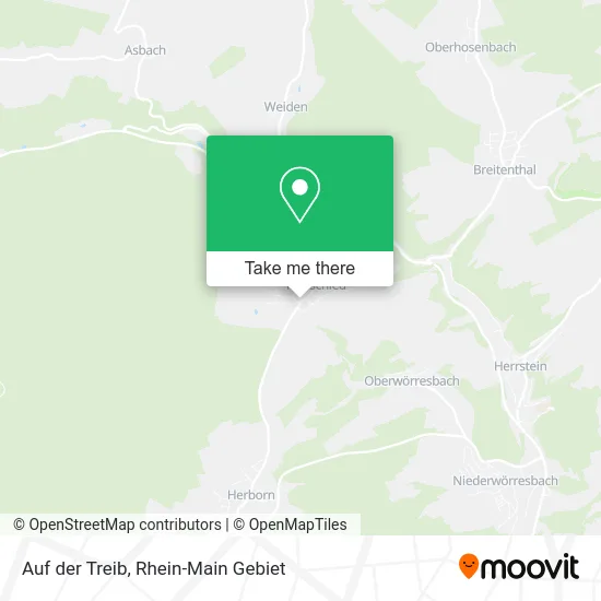 Карта Auf der Treib