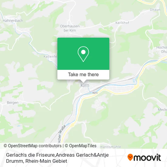 Карта Gerlach's die Friseure,Andreas Gerlach&Antje Drumm