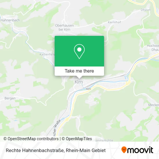 Карта Rechte Hahnenbachstraße