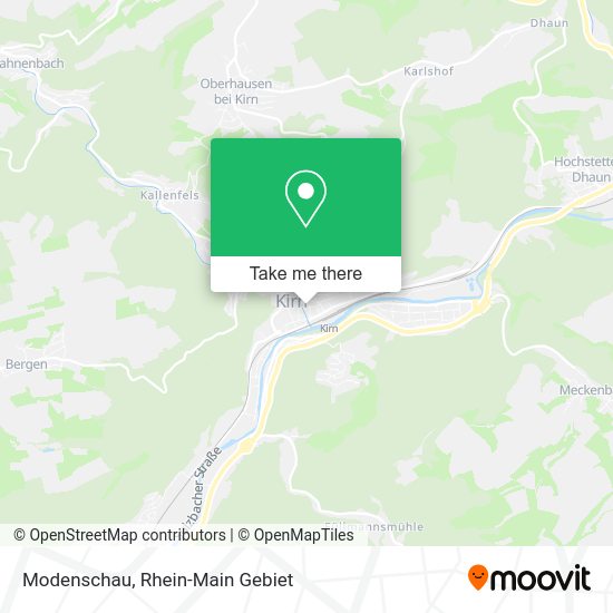 Карта Modenschau