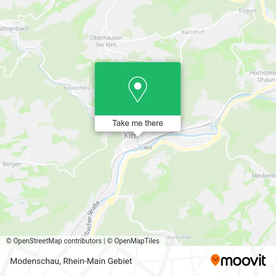 Карта Modenschau
