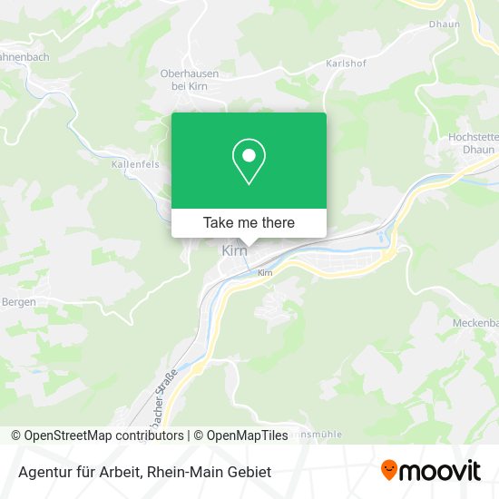 Карта Agentur für Arbeit
