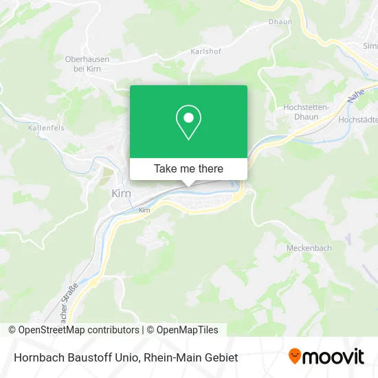 Карта Hornbach Baustoff Unio