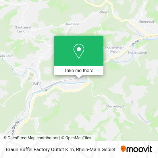 Карта Braun Büffel Factory Outlet Kirn