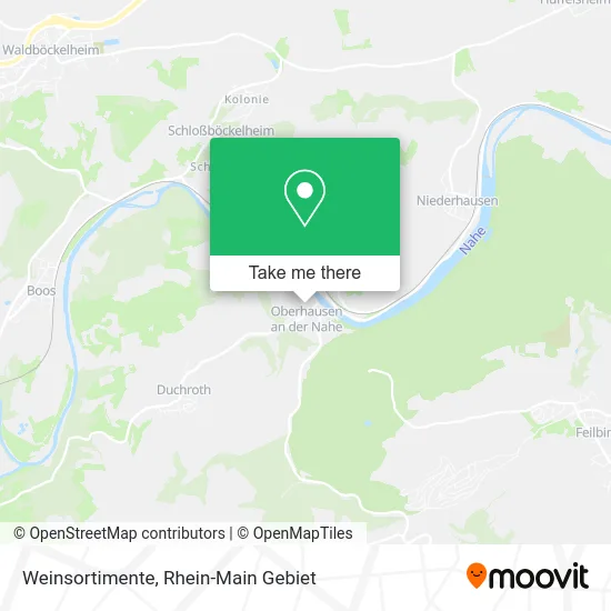 Карта Weinsortimente