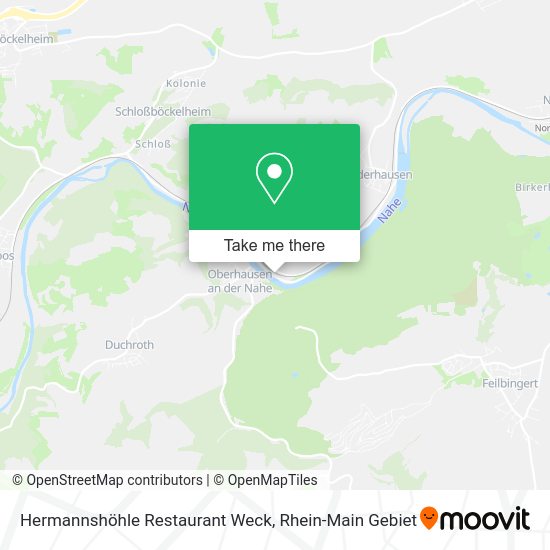 Карта Hermannshöhle Restaurant Weck