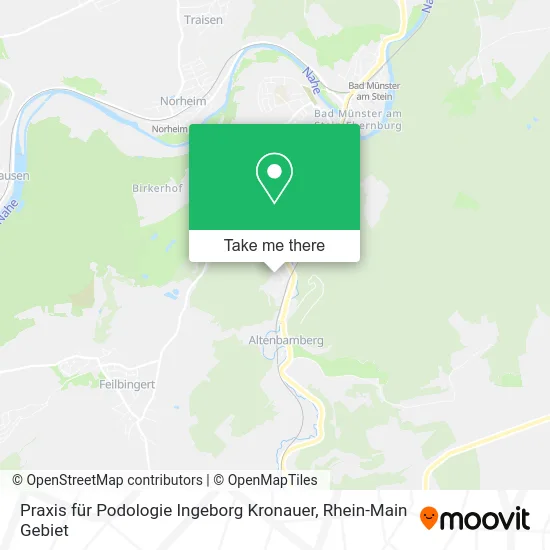 Карта Praxis für Podologie Ingeborg Kronauer