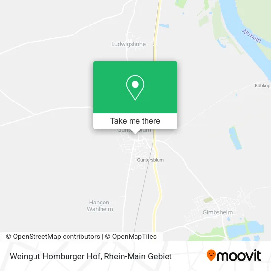Карта Weingut Homburger Hof