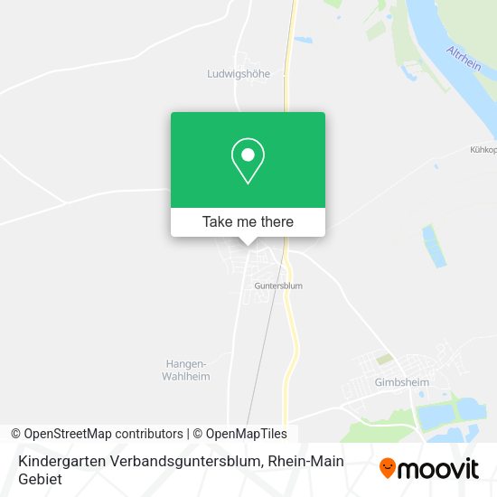 Карта Kindergarten Verbandsguntersblum