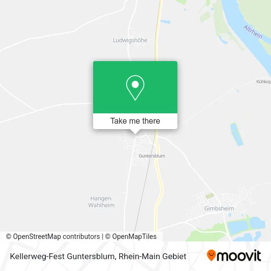 Карта Kellerweg-Fest Guntersblum
