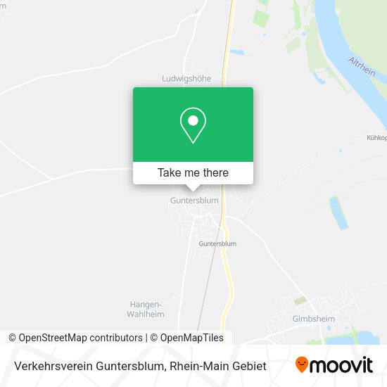 Карта Verkehrsverein Guntersblum