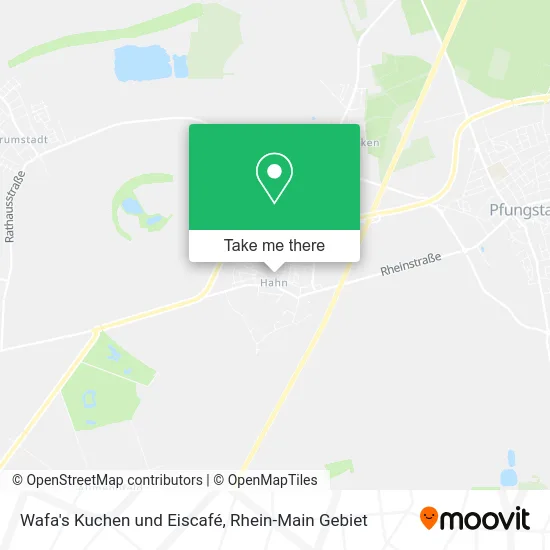 Карта Wafa's Kuchen und Eiscafé