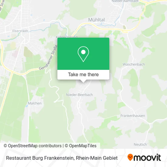 Карта Restaurant Burg Frankenstein