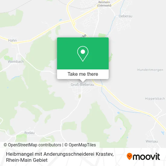 Карта Heibmangel mit Anderungsschneiderei Krastev
