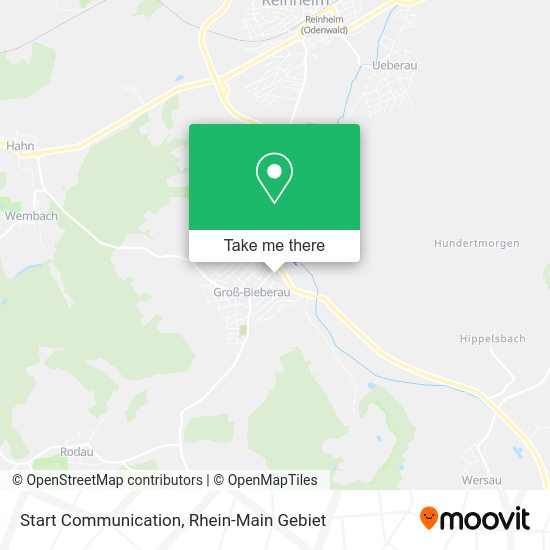 Start Communication map