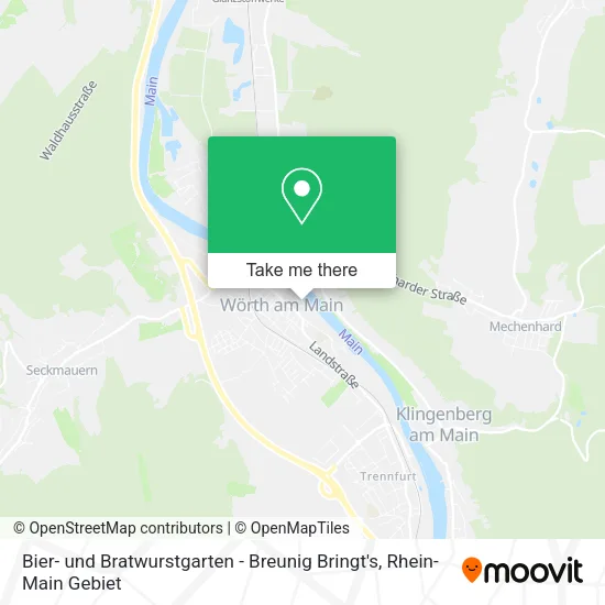 Карта Bier- und Bratwurstgarten - Breunig Bringt's