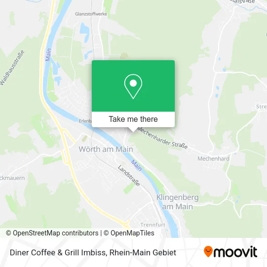 Карта Diner Coffee & Grill Imbiss