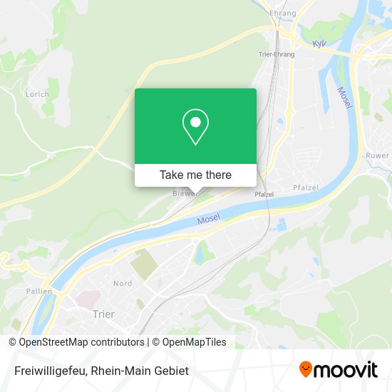 Карта Freiwilligefeu
