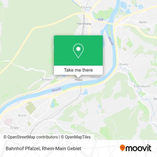 Bahnhof Pfalzel map