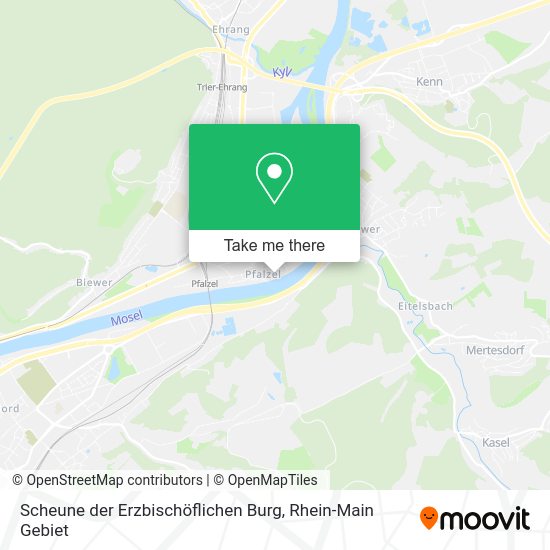 Карта Scheune der Erzbischöflichen Burg