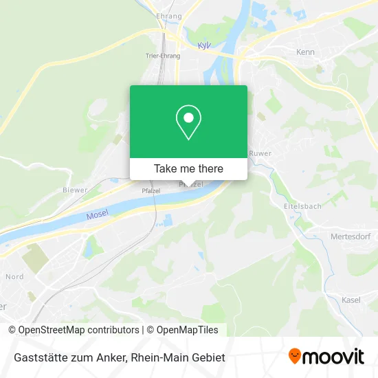 Карта Gaststätte zum Anker