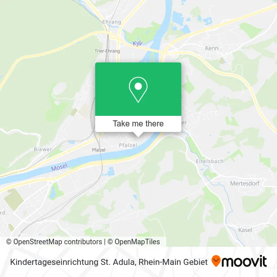 Карта Kindertageseinrichtung St. Adula