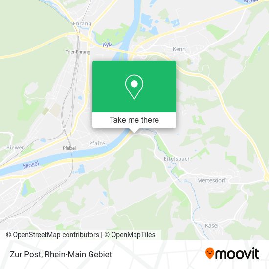 Карта Zur Post