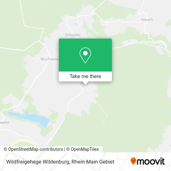 Карта Wildfreigehege Wildenburg