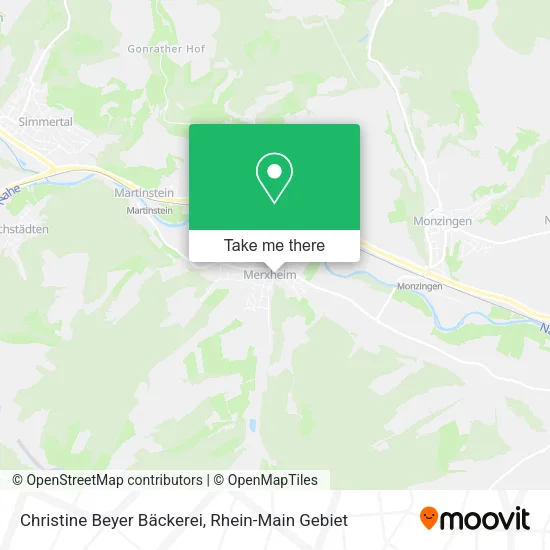 Карта Christine Beyer Bäckerei
