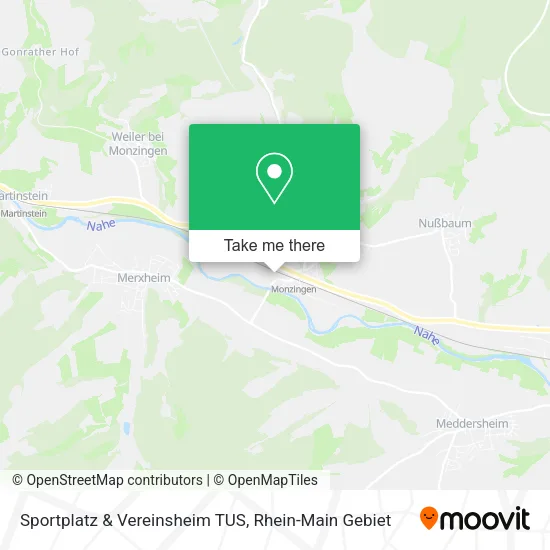 Карта Sportplatz & Vereinsheim TUS